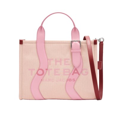 THE WAVY CANVAS MEDIUM TOTE BAG